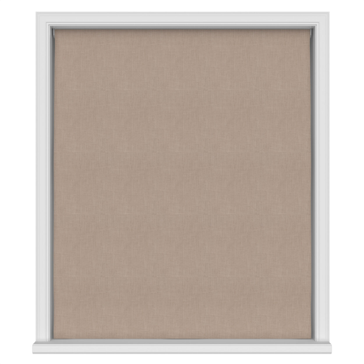Taupe Motorized Roman Blinds