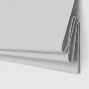 White Motorized Roman Blinds