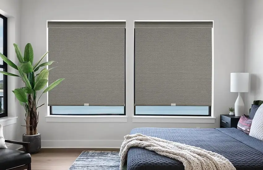 Window Blinds install in Bedroom For Privacy