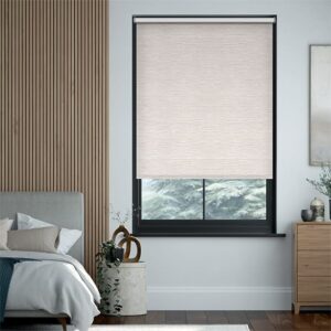 Woven Linen Motorized Roller Blinds